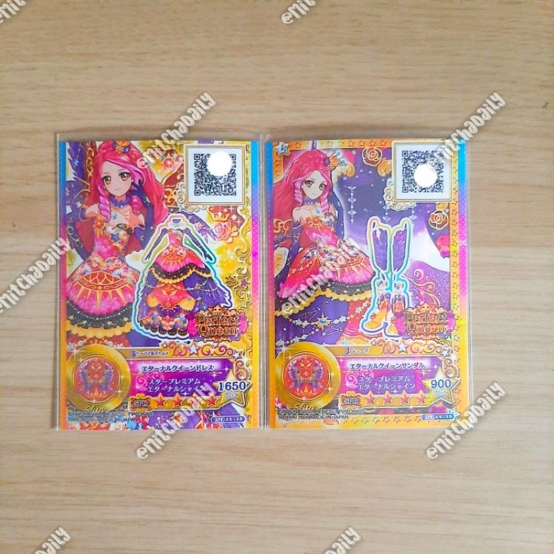 Kartu Aikatsu Stars SPR Sun Dress Elza Perfect Queen Set Jepang