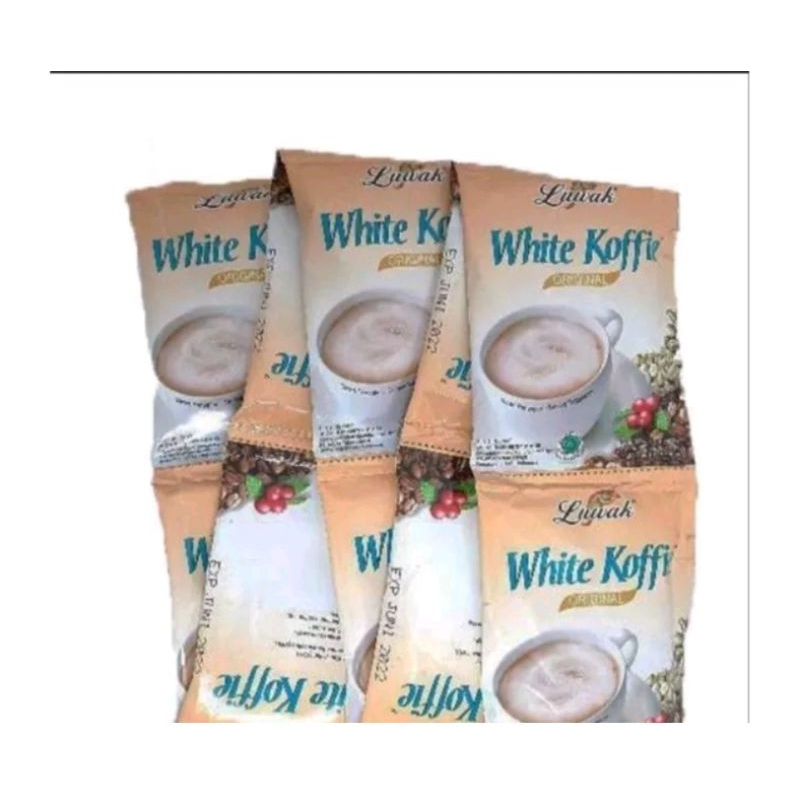 

white koffie