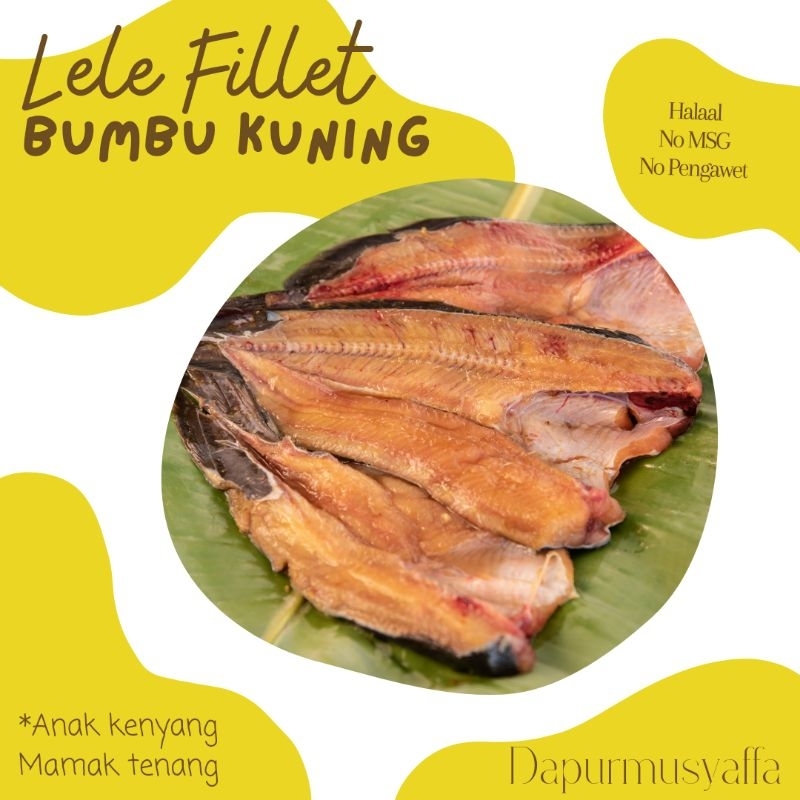

LELE FILLET ORGANIK BEBAS SIG BUMBU KUNING FROZEN BABY FRIENDLY NO MSG
