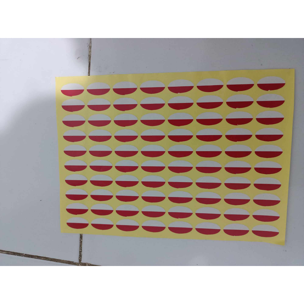 

Sumberr Warasss Sticker Pipi Bendera Merah Putih 1 Lembar Isi 80 Pcs