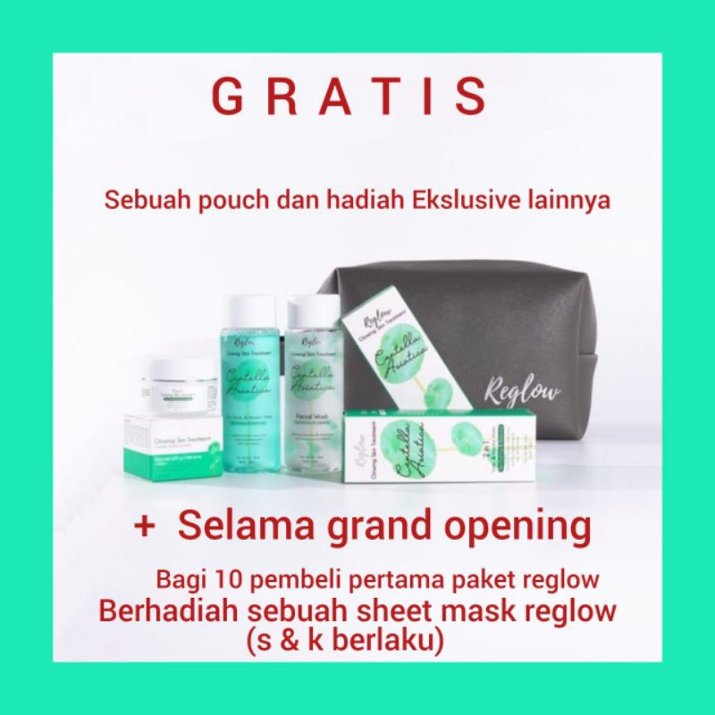 Reglow Original dr. Shindy Skincare Basic Set Glowing Skin Treatment Cocok Untuk ACNE FLEK 100% BPOM