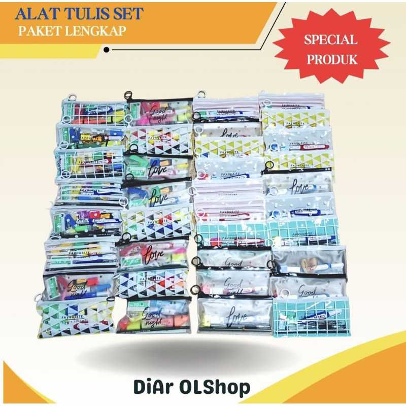 

Alat tulis set lengkap