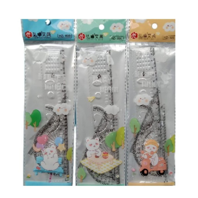 

[COD] Penggaris Set HZ-820 (Isi 4 Pcs)