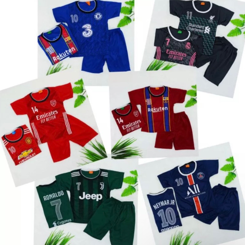 BAJU BOLA SETELAN BOLA ANAK BAJU ANAK BAJU BOLA ANAK JERSEY ANAK