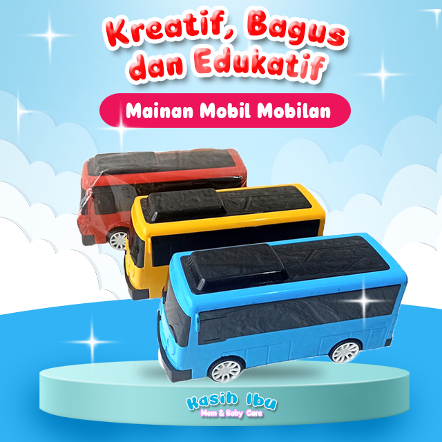 Hadiah Ulang Tahun Anak Laki Laki Kado Anak Cowok Mainan Anak Cowok Mobil Mobilan Tayo Mainan Bus Ta