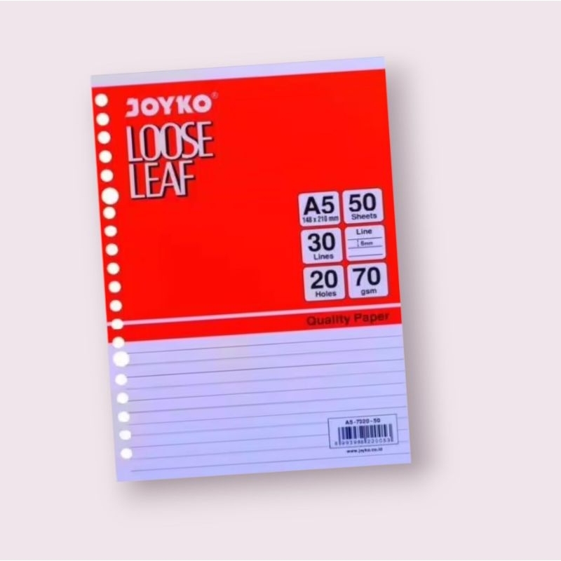 

kertas binder garis A5 isi 50 lembar