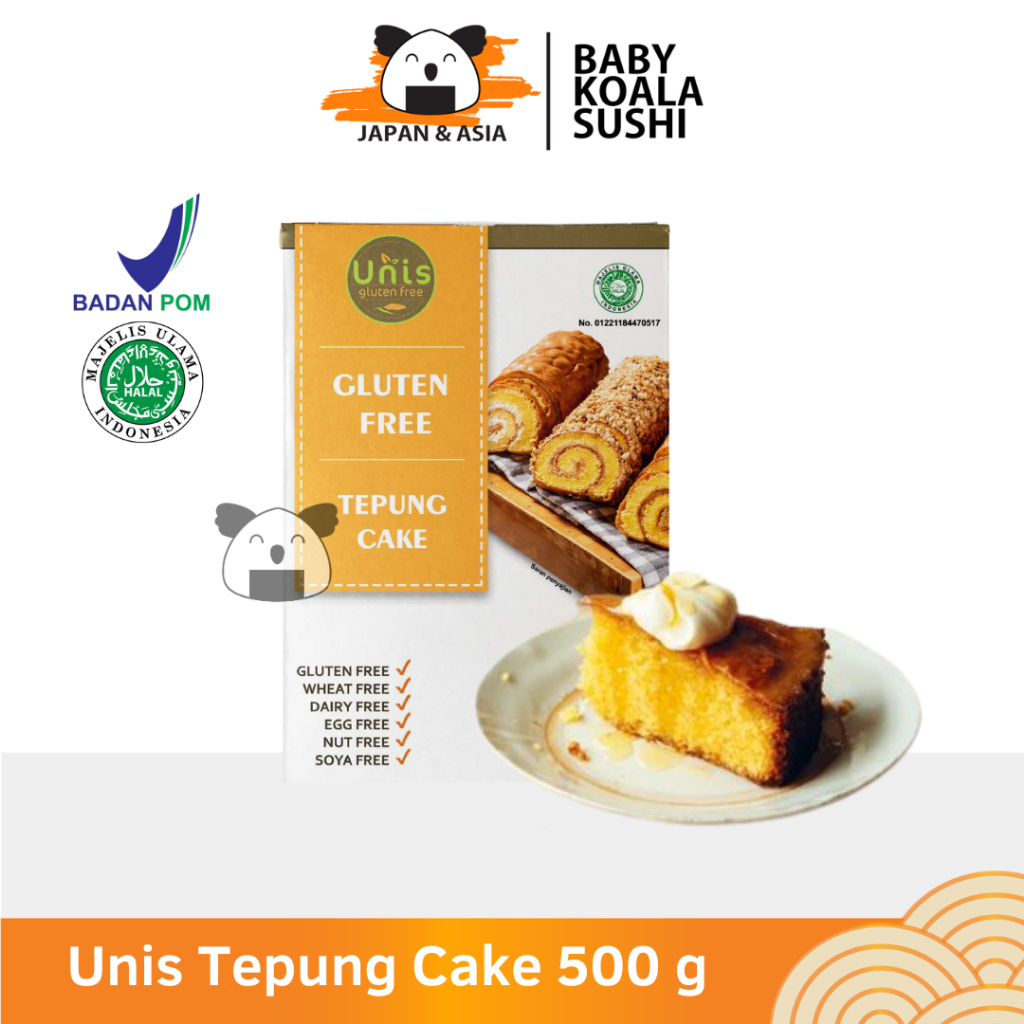 

UNIS Gluten Free Tepung Cake 500 g Halal