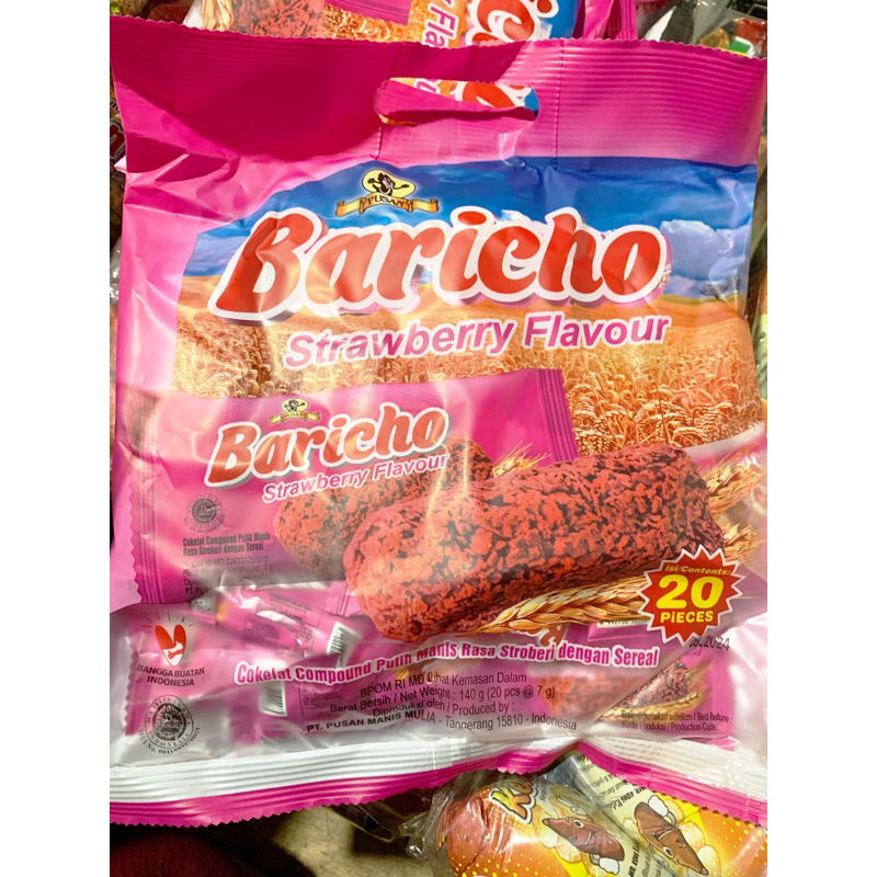 

BARICHO SEREAL STRAWBERRY 1 BUNGKUS ISI 20pcs @7gr