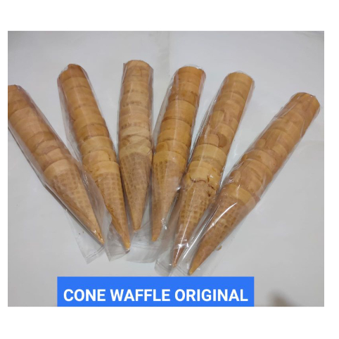 

TERKINI 50 PCS CONE ICE CREAM ORIGINAL WAFER CONELLO RENYAH 321