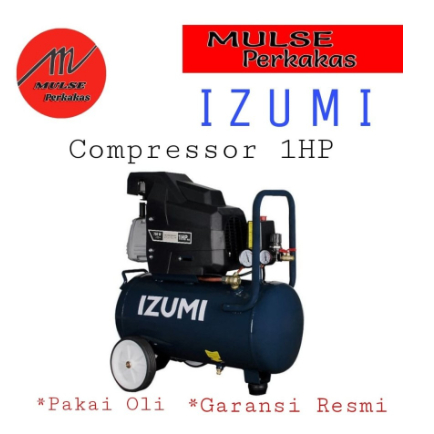 Compressor Angin 1HP Izumi DD1024 24L/ Compressor 1HP Izumi
