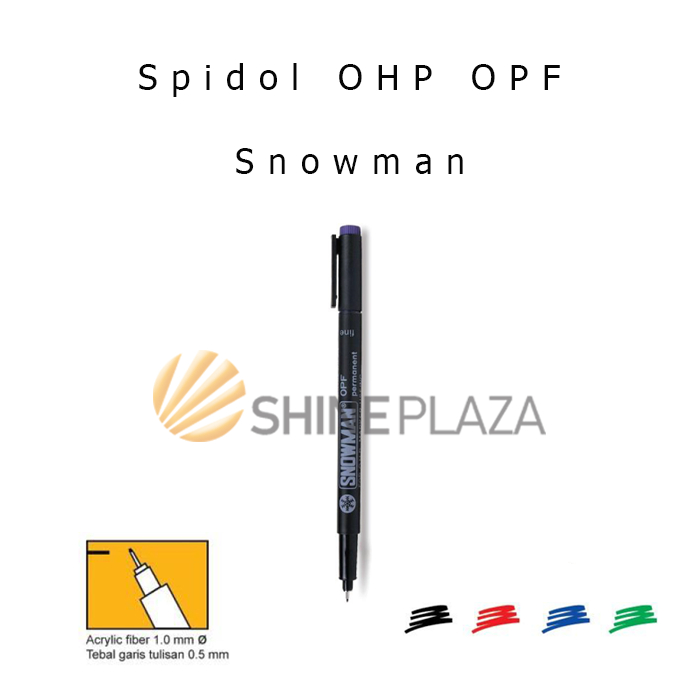 

Spidol Permanent OHP OPF Snowman 0.5