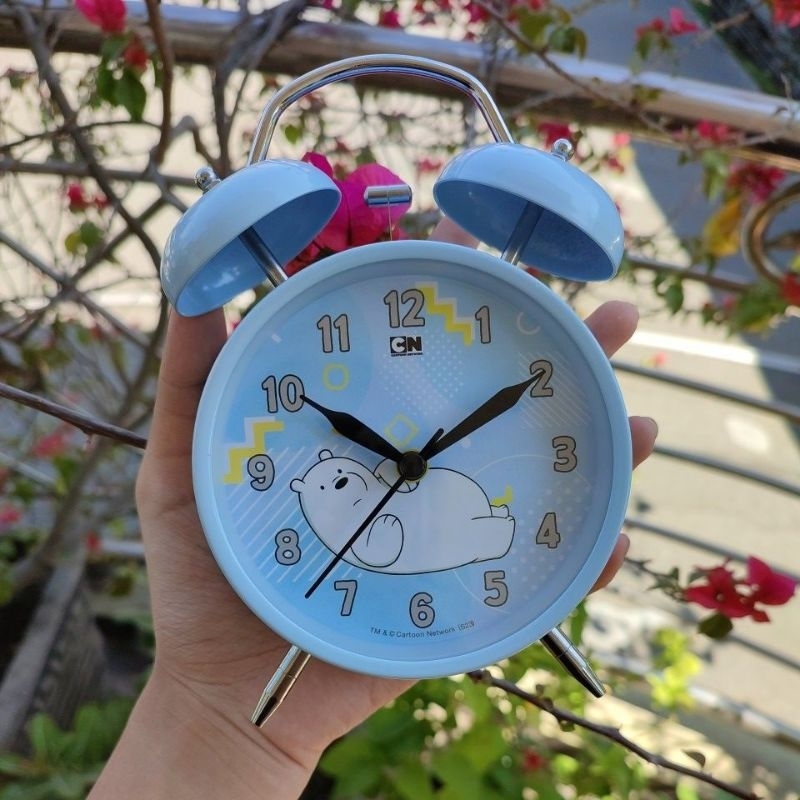 MINISO WE BARE BEARS ALARM CLOCK JAM ALARM JAM WEKER WBB