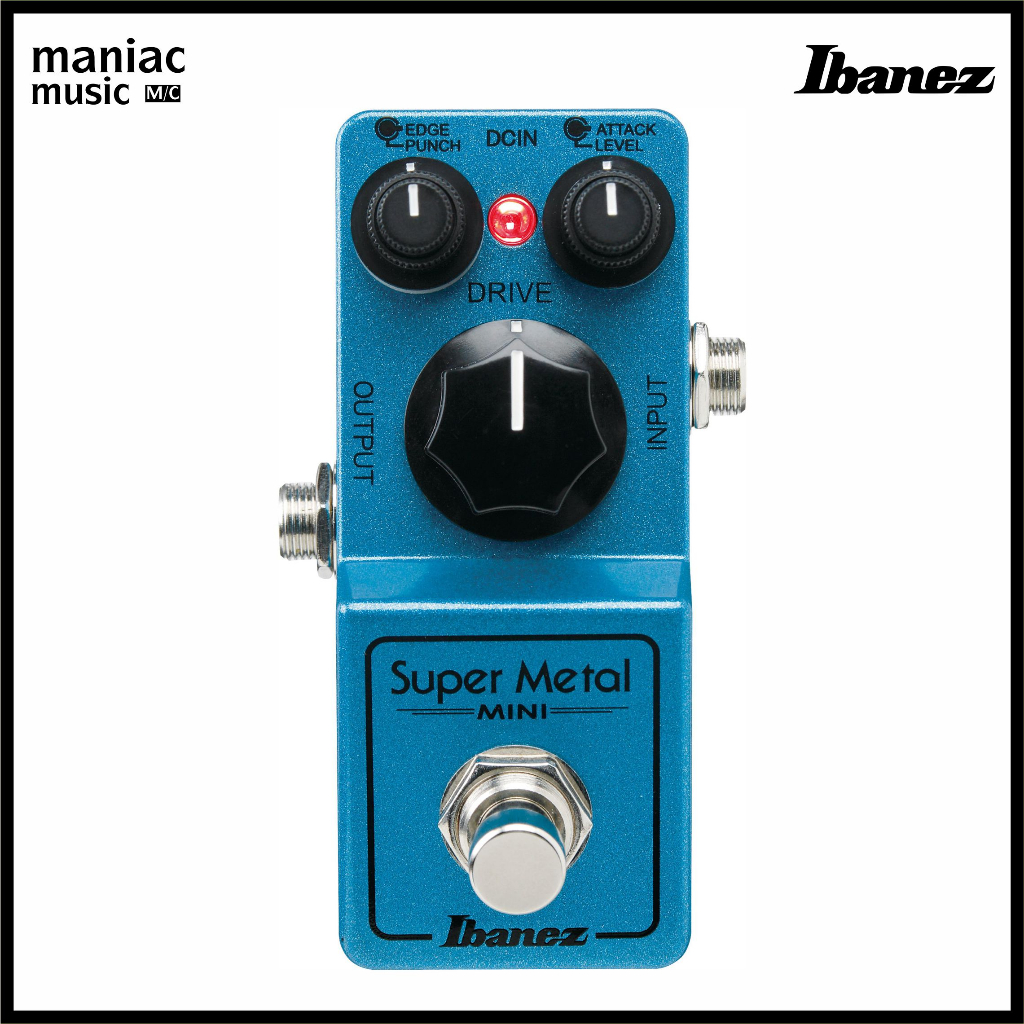 Ibanez SMMINI - Efek Gitar. Super Metal. Distorsi. Mini Stompbox