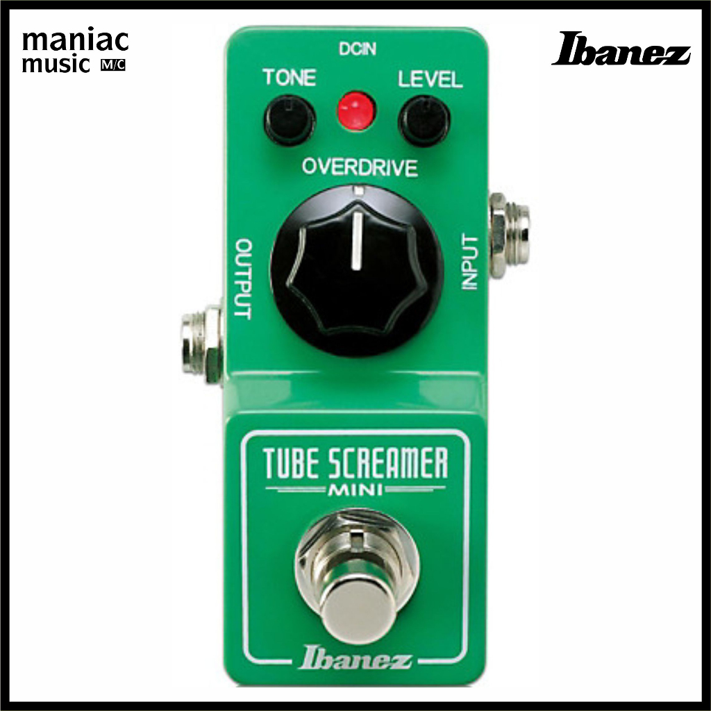 Ibanez TS MINI - Efek Gitar. Tube Screamer. Overdrive. Distorsi. Stomp