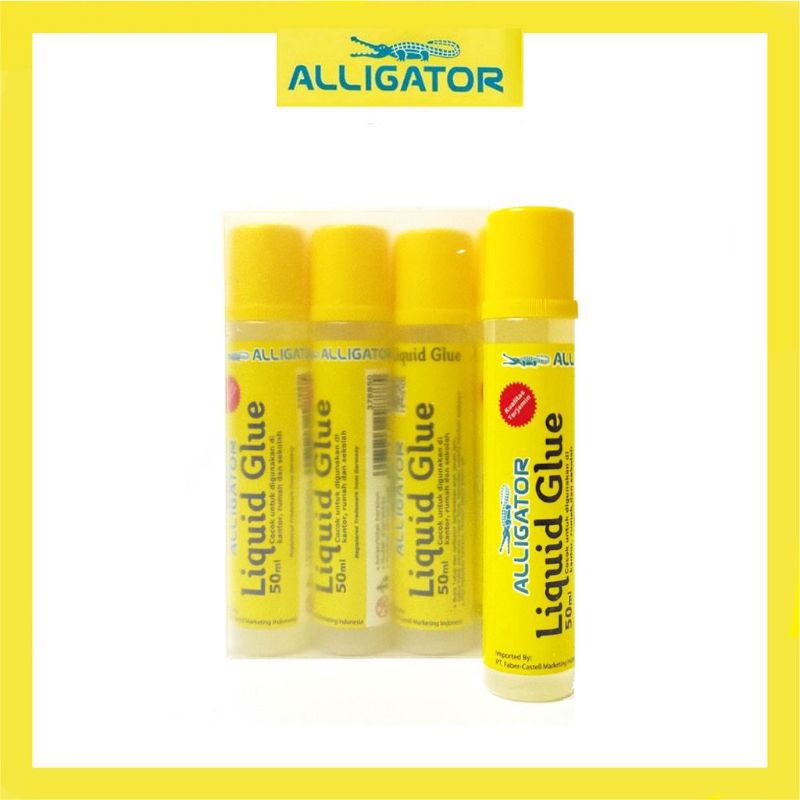 

Alligator Lem Liquid 50ml / Lem Serbaguna Alligator 50ml / Lem Cair
