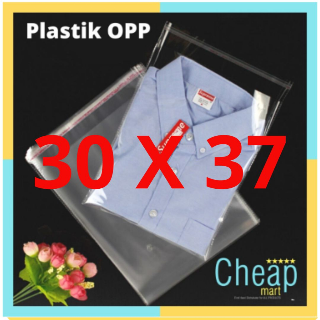

30 x 37 OPP LEM PLASTIK KACA DVD,Bakery,Undangan,Roti,Amplop,Angpao (Isi 100 Lembar)