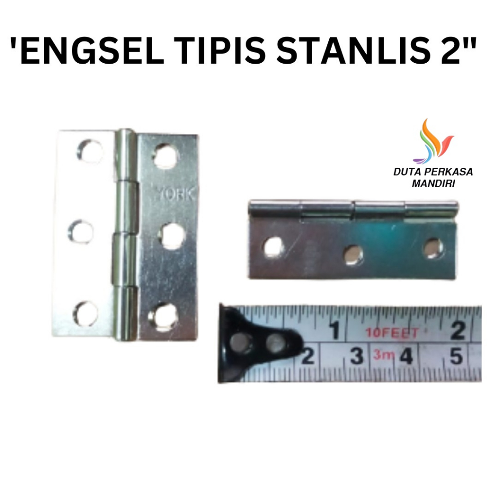 DPM Engsel Kupu Mini Kecil 2.5" STAINLESS Pintu Lemari Kayu Kotak Box Peti