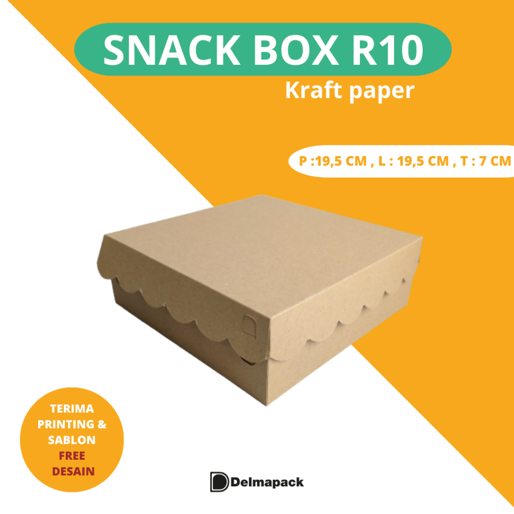 

Dus Nasi 20x20 CM Kraft, Box Nasi R10 kraft