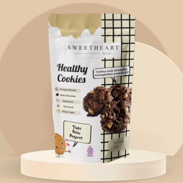 

Dark choco almond cookies |Cookies sehat |Asi booster