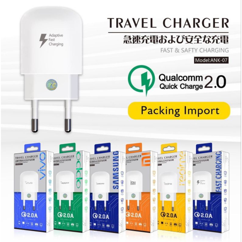 Cas/TC/travel charger android dell 2A