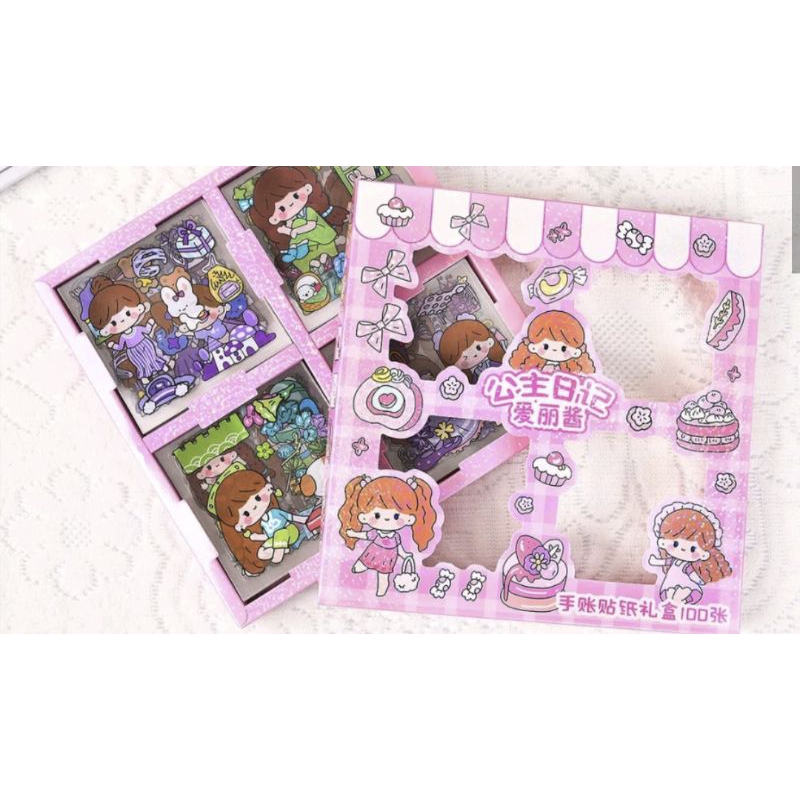 

Stiker Korea Ellie Pink (1 pcs) Random