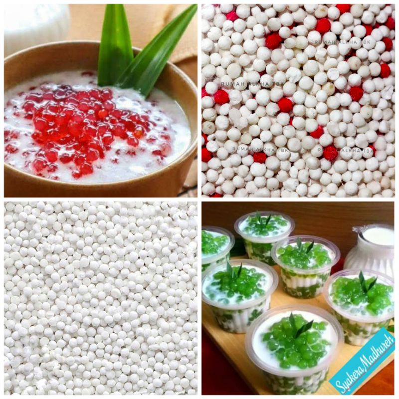 

〖BISA COD〗Mutiara Sagu Hijau 500GR Topping Minuman Es Krim Dawet Cendol Sagu Biji Delima Pacar Cina Sagu