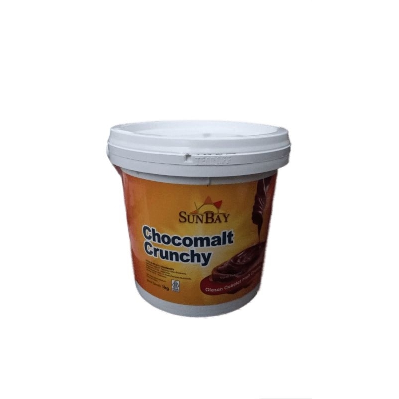

Selai coklat crunchy sunbay chocomalt crunchy 1 kg halal
