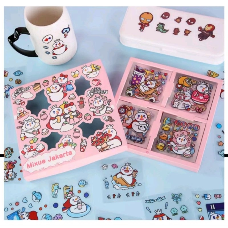 

stiker Momo 1box isi 100pcs / sticker anak Mixue isi 100pcs
