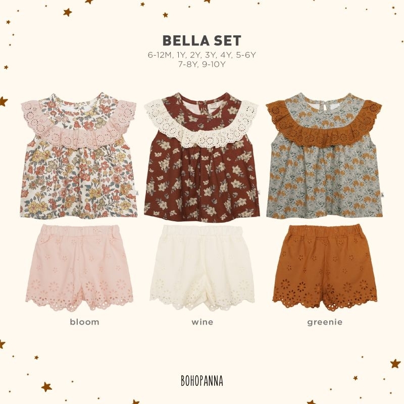 Setelan Anak Bohopanna - BELLA SET - Makassarbaby