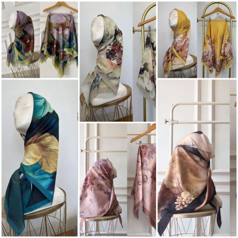 VOAL MOTIF PREMIUM FLOWER DENAY MOTIF DENAY KW SEGI EMPAT DENAY