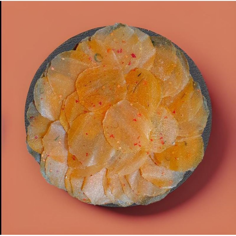 

Kerupuk Singkong Enye-enye Rasa Pedas Isi 50pcs