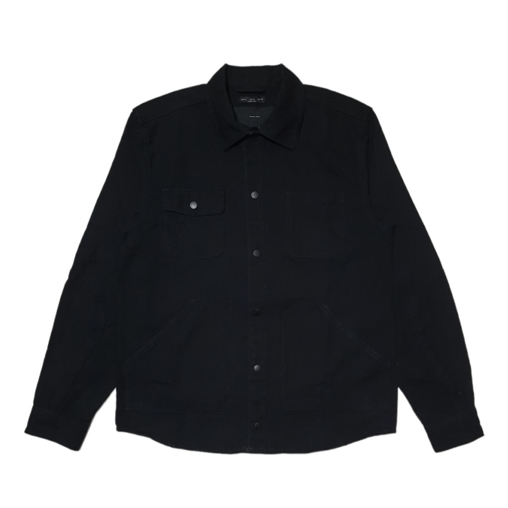 Zara Denim Work Jacket Jaket Chore Outer