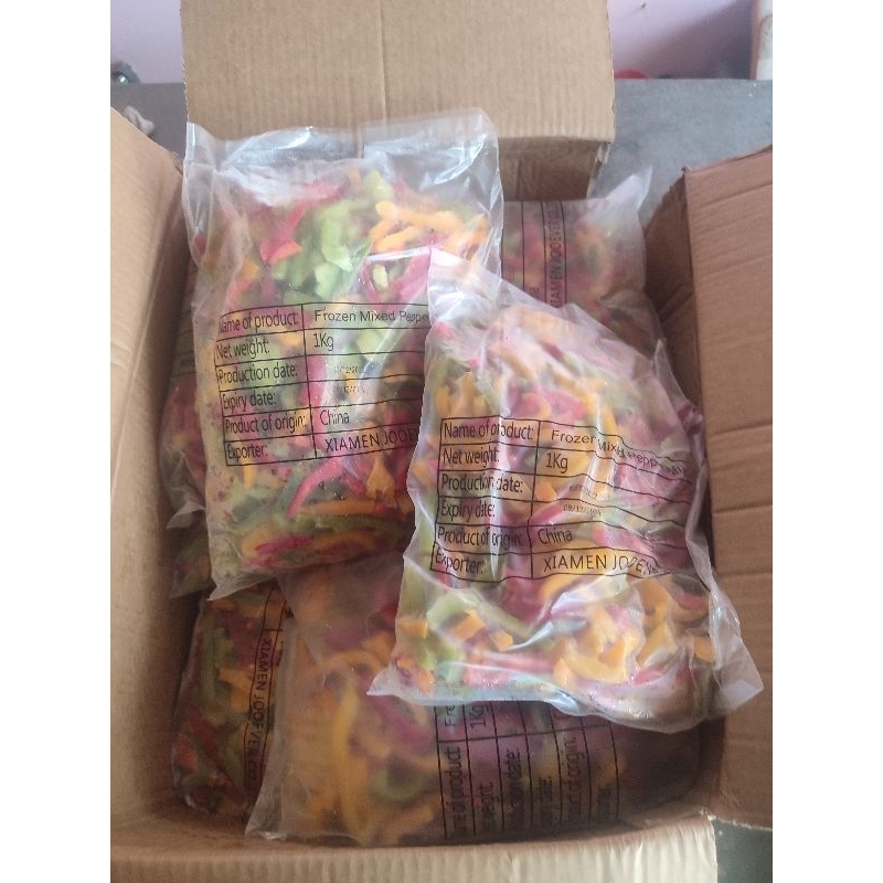 

paprika slice kemasan 1kg