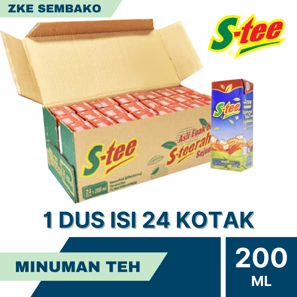 

S-Tee Kotak 200ml 1 Dus Isi 24 Kotak
