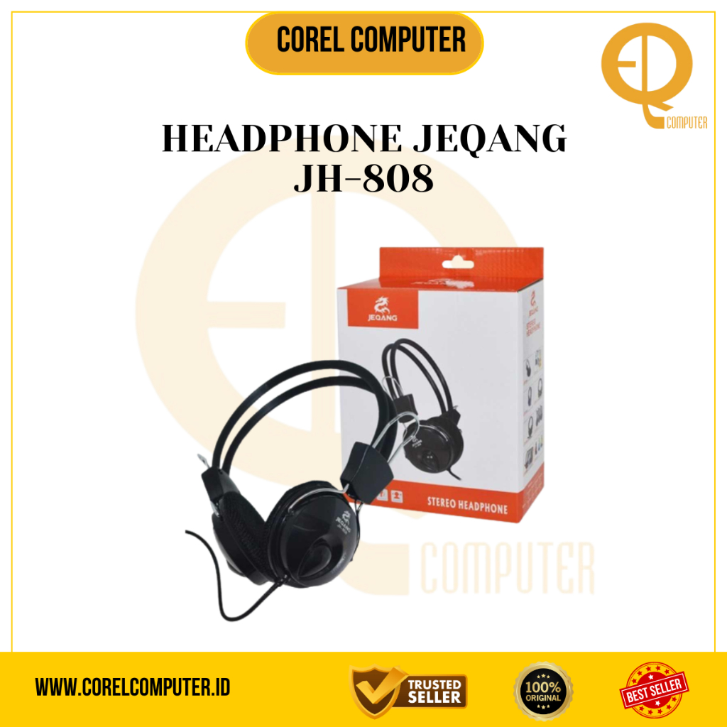 HEADPHONE JEQANG JH-808 / HEADSET GAMING / HEADPHONE GAMING / HEADPHONE JQANG ORIGINAL