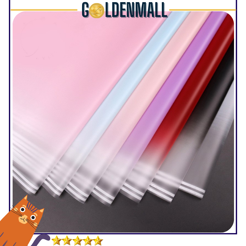 

Kertas buket cellophane gradient Flower Wrapping Paper Florist Gradient Color List Cellophane KB 6044