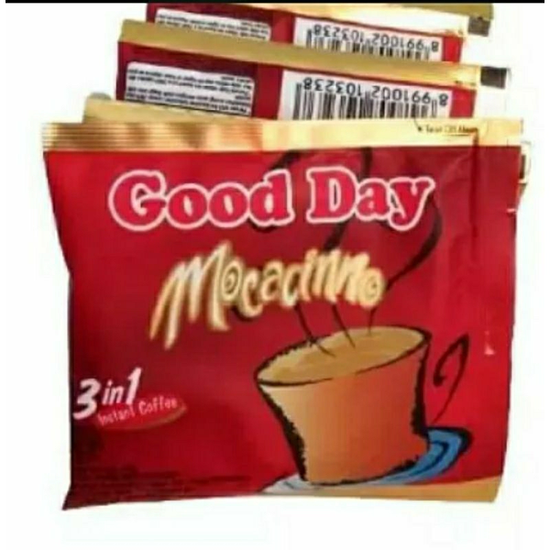 

kopi Good Day mocacino 1renceng isi 10shet