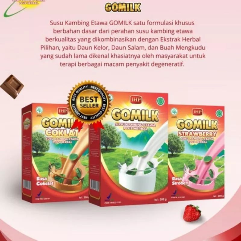 

GOMILK SUSU KAMBING ETAWA PLUS HERBAL