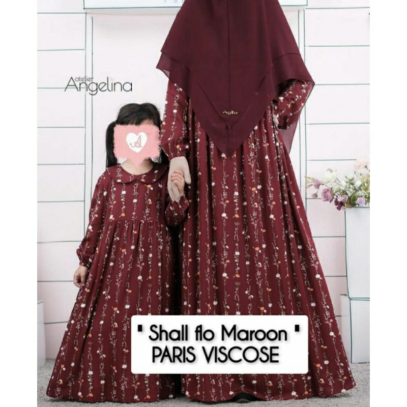 sarah dress shallflower  maroon by atelier angelina