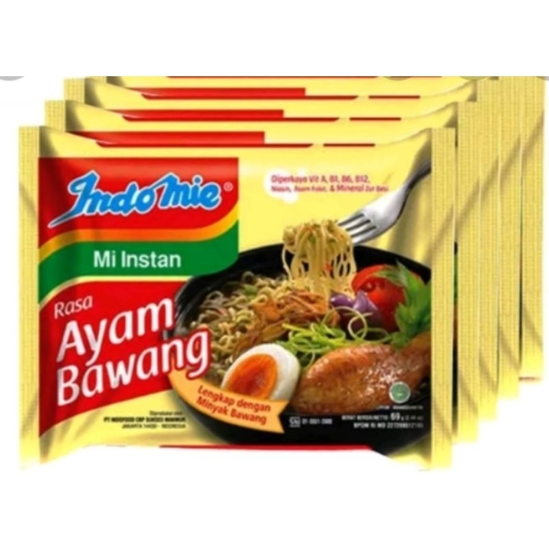 

Indomie Ayam Bawang (isi 5pcs)
