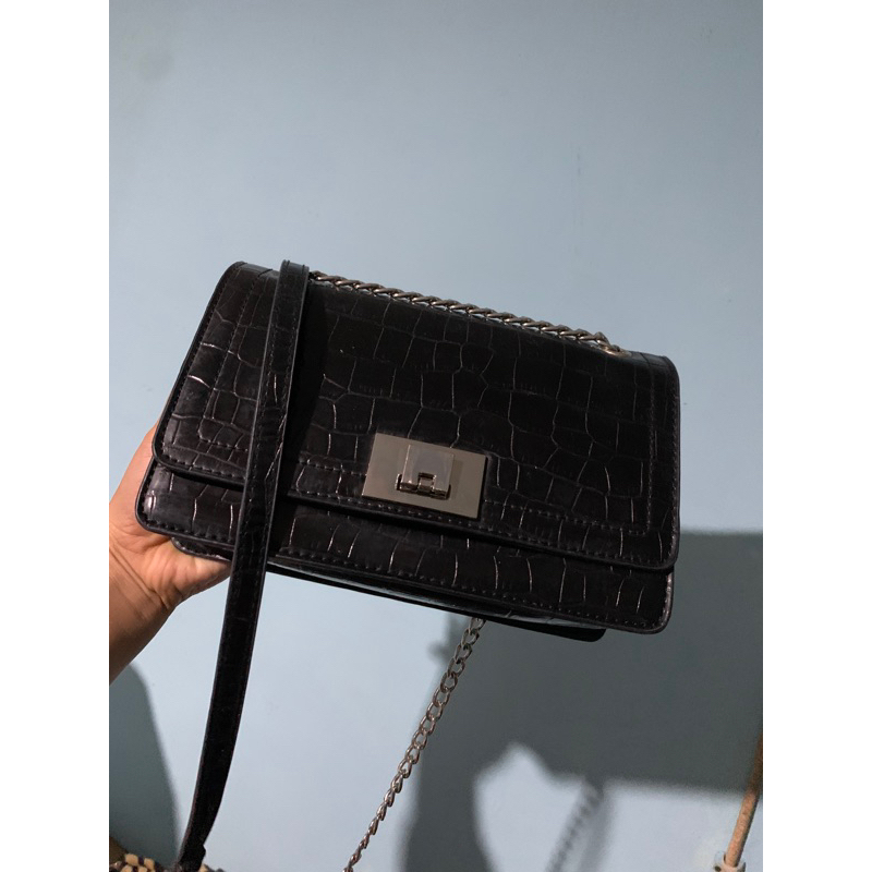STRADIVARIUS BAG CROCO
