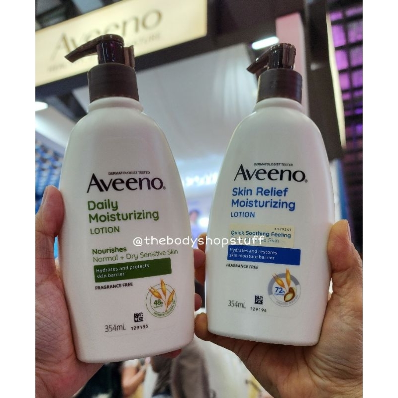 Aveeno Body Lotion 354ml Skin Relief Daily Moisturizing Aveeno Lotion