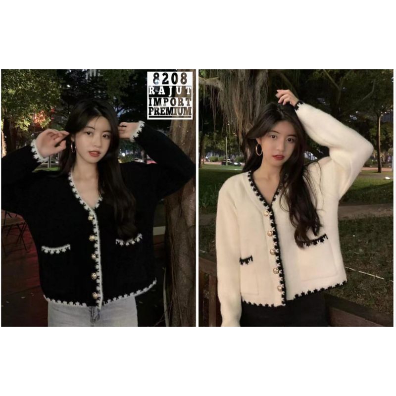 cardigan wanita rajut tebal import
