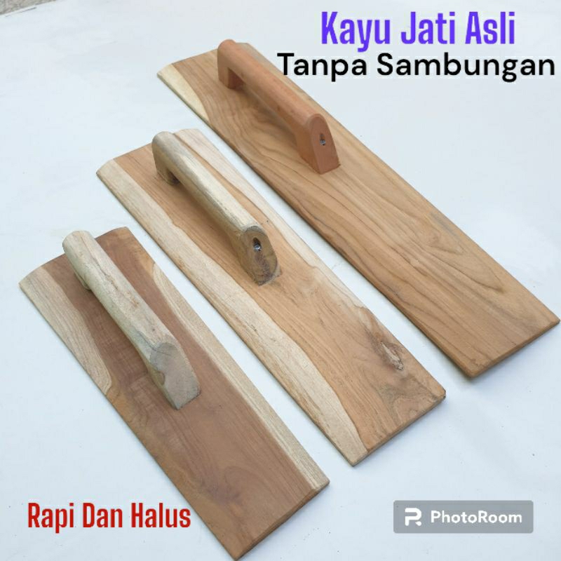 Roskam Kayu Jati Asli Penghalus Acian Semen