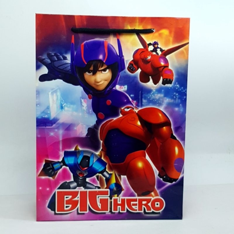 

Paper Bag Kertas Karakter Big Hero Sedang / Kantong Bingkisan Hadiah Tali Kur 2015