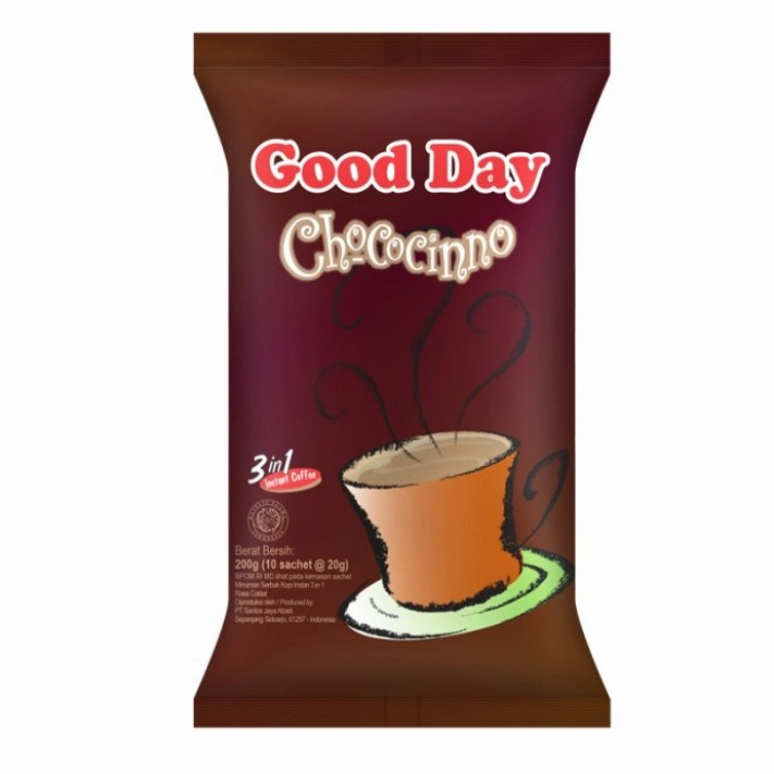 

Good Day Kopi Instan 3in1 Chococinno / Latte Vanila / Mocacinno 10 x 20 g