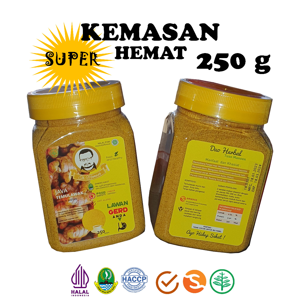 

Temulawak Serbuk Instan 250 G