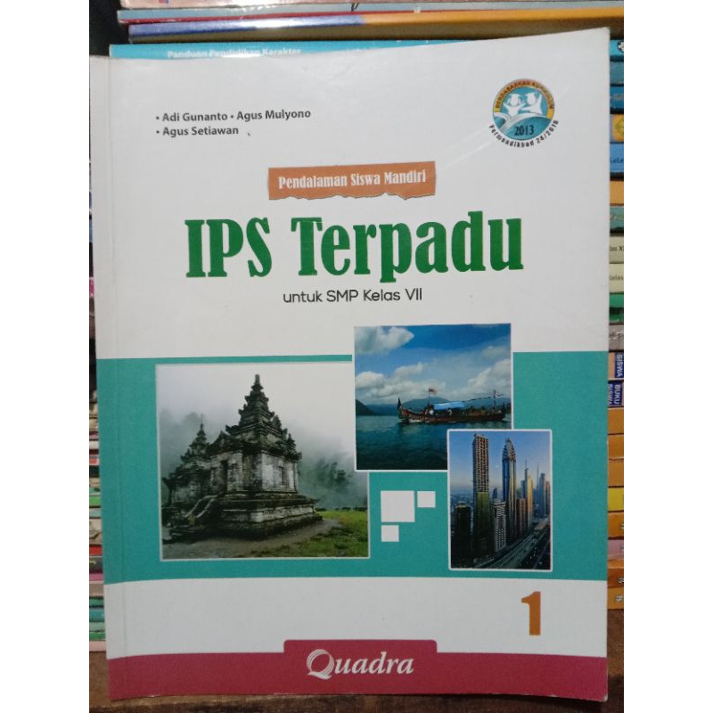 pendalaman siswa mandiri ips terpadu kelas 7 / 1 smp quadra