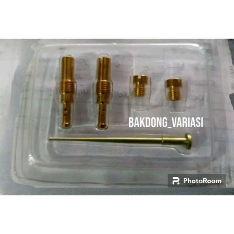 Sepaket Pilot Jet+Main Jet+Jarum PE 28 Ukuran 40,45*150,155