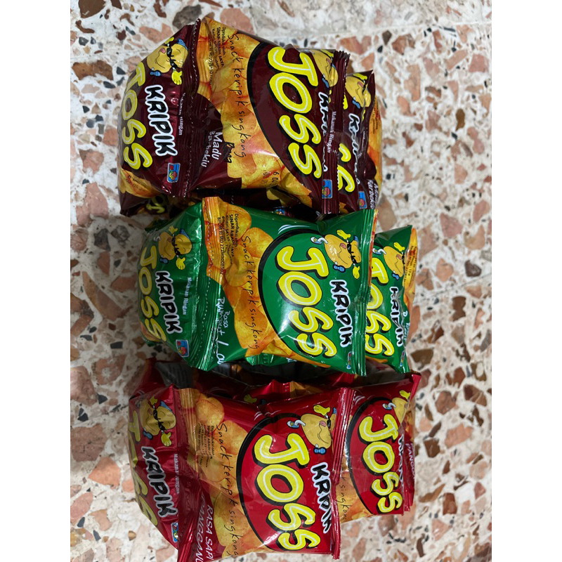 

Kripik joss renceng isi 10pcs